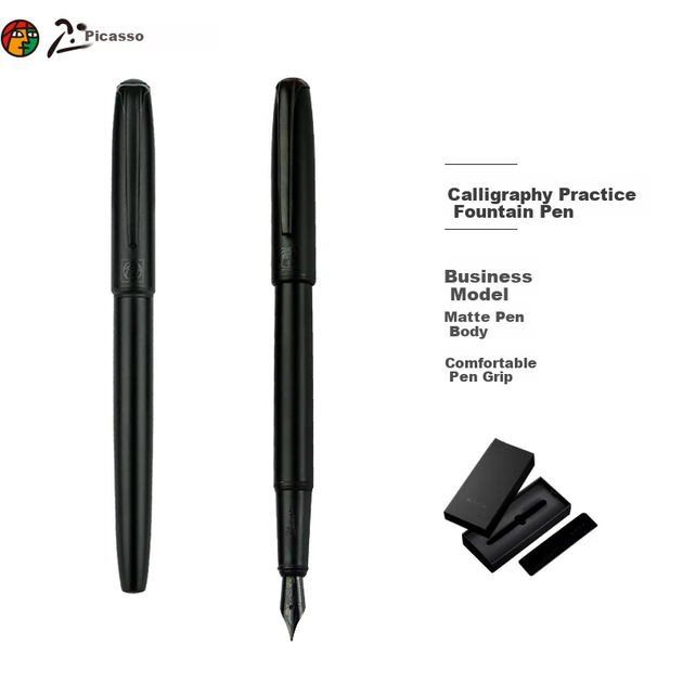 Ручка перьевая Pimio 916 Midnight Black для письма и подписи, чернильная - Фото 4 Ручка перьевая Pimio 916 Midnight Black для письма и подписи, чернильная - изображение 4