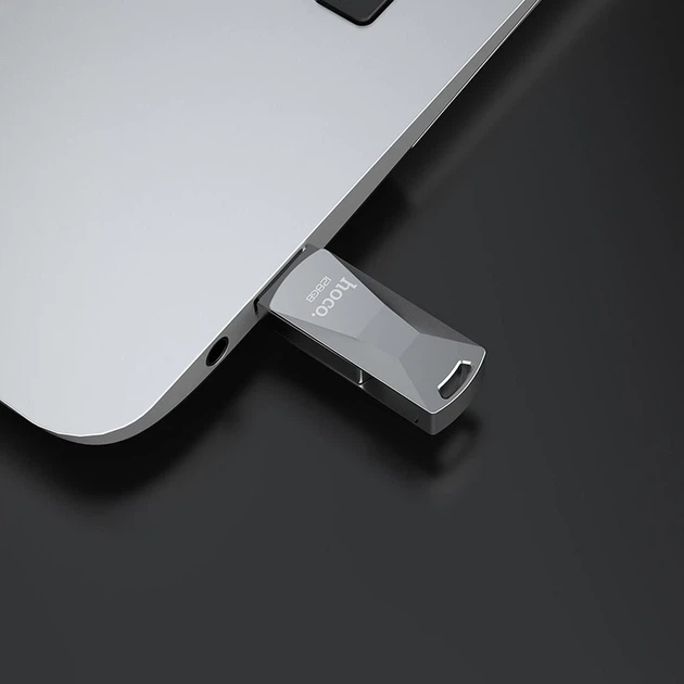USB-флешка Hoco UD5 128GB USB 3.0 Grey (6957531099802) - зображення 4