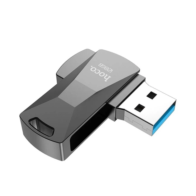 USB-флешка Hoco UD5 128GB USB 3.0 Grey (6957531099802) - зображення 7