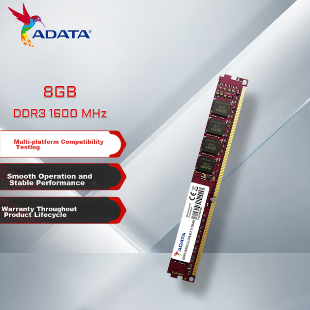 Оперативная память ADATA 8 ГБ DDR3 1600 для настольных компьютеров, Wanziqianhong - изображение 4