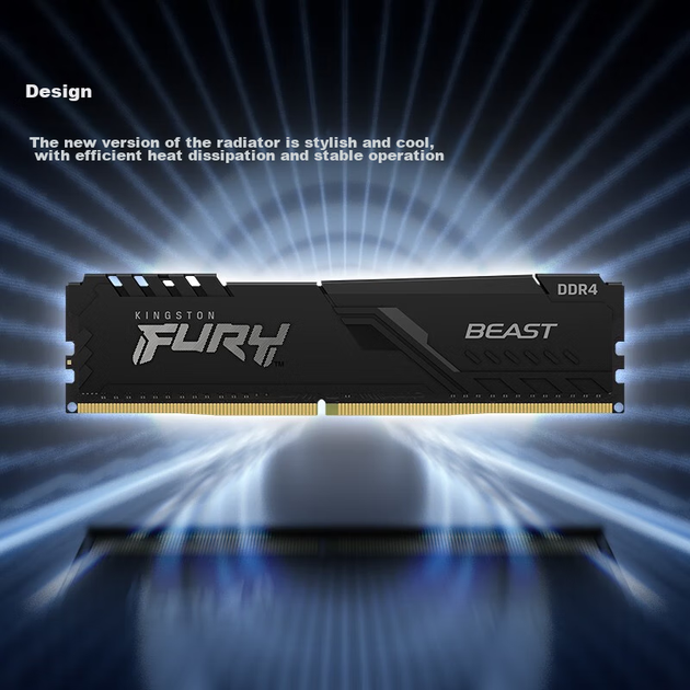 Оперативная память Kingston FURY Beast 16 ГБ DDR4 3200 CL16 для настольных ПК - изображение 7