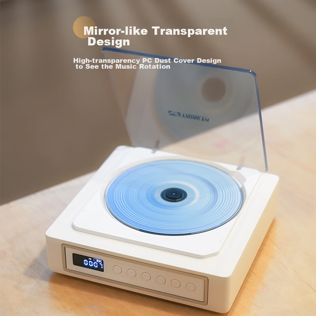 CD-плеер THINKYA K09 портативный с Bluetooth и оптическим выходом, синий - Фото 11 CD-плеер THINKYA K09 портативный с Bluetooth и оптическим выходом, синий - изображение 11