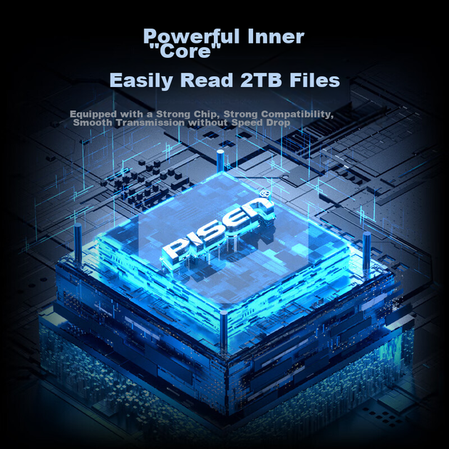 Картридер Pisen USB 3.2 для карт SD/TF и USB-накопителей, для ПК, iPhone и камер - Фото 7 Картридер Pisen USB 3.2 для карт SD/TF и USB-накопителей, для ПК, iPhone и камер - изображение 7