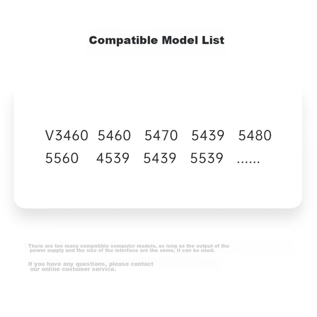 Зарядное устройство Mryc 19.5 В 4.62 А 90 Вт для ноутбуков Dell Vostro 3460 и 5460, разъем 4.0x1.7 мм - изображение 11