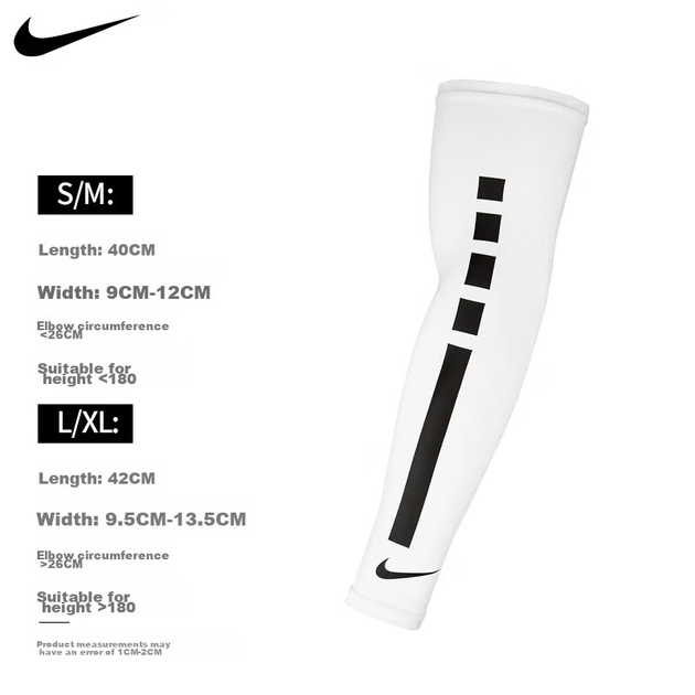 Нарукавники NIKE, защита от солнца, УФ-стойкие, легкие, дышащие, для езды на велосипеде, тренировок, бега, N0003146127LX, цельные. - изображение 5