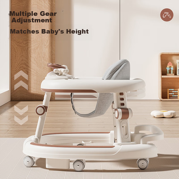 Дитячі ходунки DEERC Baby Walker для дітей 6-18 місяців із захистом від перекидання - зображення 3