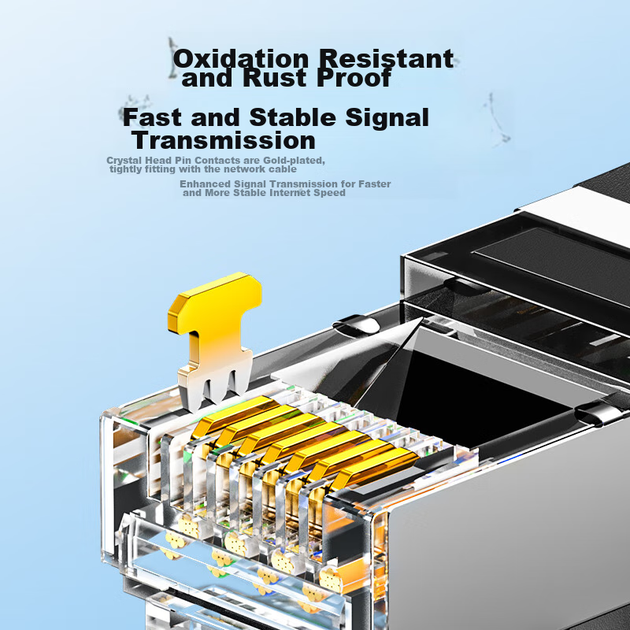 Патч-корд SAMZHE GD6A200 Cat 6a медь 10 Гбит/с 20 м Черный - изображение 10