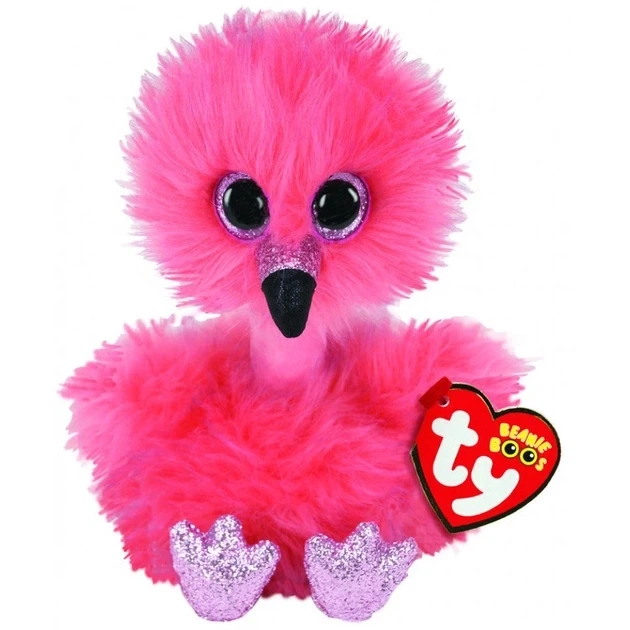 Мягкая игрушка TY Beanie Boo’s Фламинго FLAMINGO 15 см (36381) - изображение 2