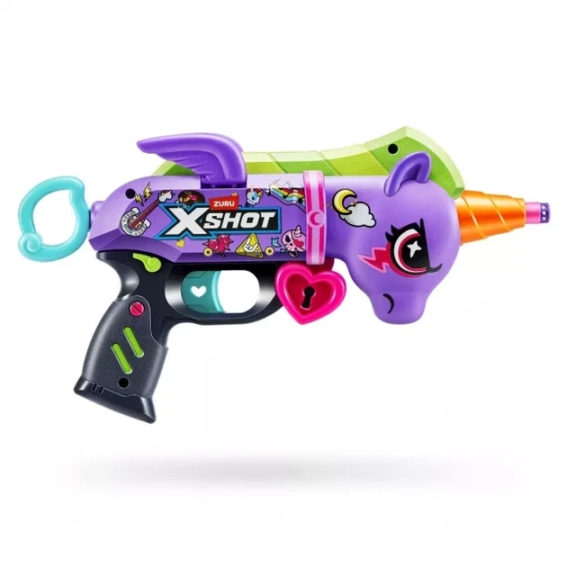 Детский Бластер X-Shot Purple Blastercorn 16 патронов (36882R) - Фото 4 Детский Бластер X-Shot Purple Blastercorn 16 патронов (36882R) - изображение 4