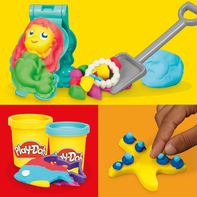 Набор для творчества Hasbro с массой для лепки Play-Doh Вулканическое приключение с сокровищами (F8789) - изображение 6