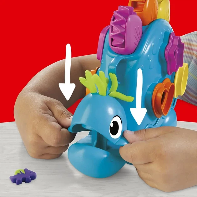 Набор массы для лепки Hasbro Play-Doh Динозавр Shapes and Colors Dino (G0491) - Фото 5 Набор массы для лепки Hasbro Play-Doh Динозавр Shapes and Colors Dino (G0491) - изображение 5