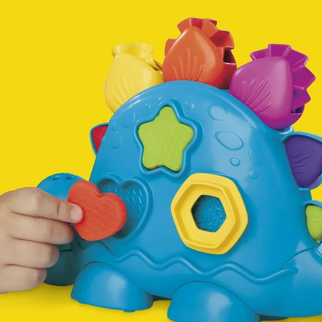 Набор массы для лепки Hasbro Play-Doh Динозавр Shapes and Colors Dino (G0491) - Фото 6 Набор массы для лепки Hasbro Play-Doh Динозавр Shapes and Colors Dino (G0491) - изображение 6