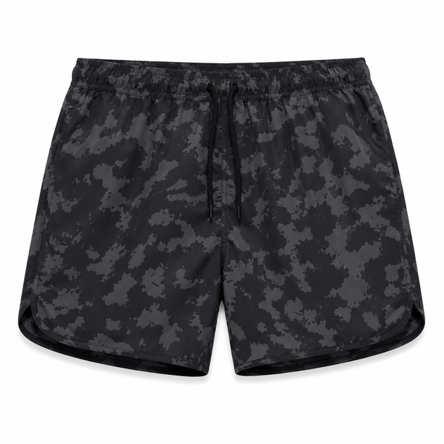 Пляжные шорты мужские серые (камуфляж) Intruder, летние шорты для плавания S - Фото 1 Пляжные шорты мужские серые (камуфляж) Intruder, летние шорты для плавания S - изображение 1
