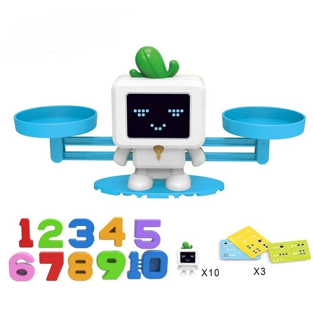 Игра-балансир Bei Yu Toys Математические весы: Робот BY-6003 - Фото 1 Игра-балансир Bei Yu Toys Математические весы: Робот BY-6003 - зображення 1