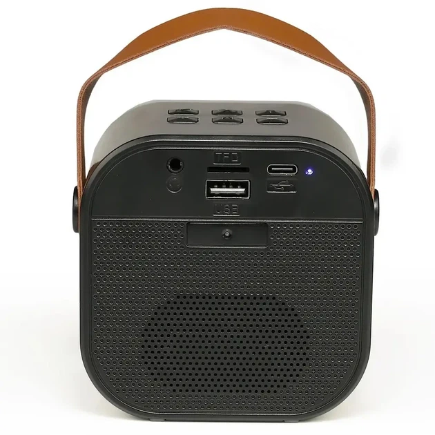 Караоке-система K12 з двома мікрофонами, Bluetooth, чорна - зображення 4