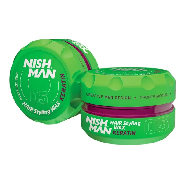 Воск для стилизации волос Nishman Hair Wax Keratine 05 100 мл - Фото 1 Воск для стилизации волос Nishman Hair Wax Keratine 05 100 мл - изображение 1
