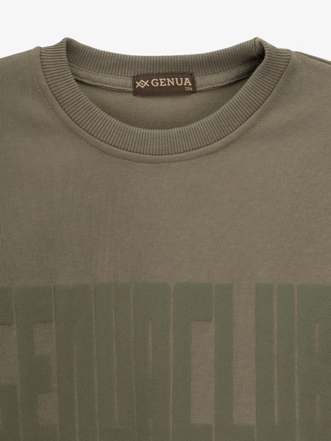 Світшот з принтом для хлопчика GENUA 36050 134 см Хакі shop (2000999611254) - изображение 2