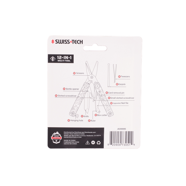 Мультитул SWISS+TECH Birgus (12 в 1, J0200085) - изображение 6