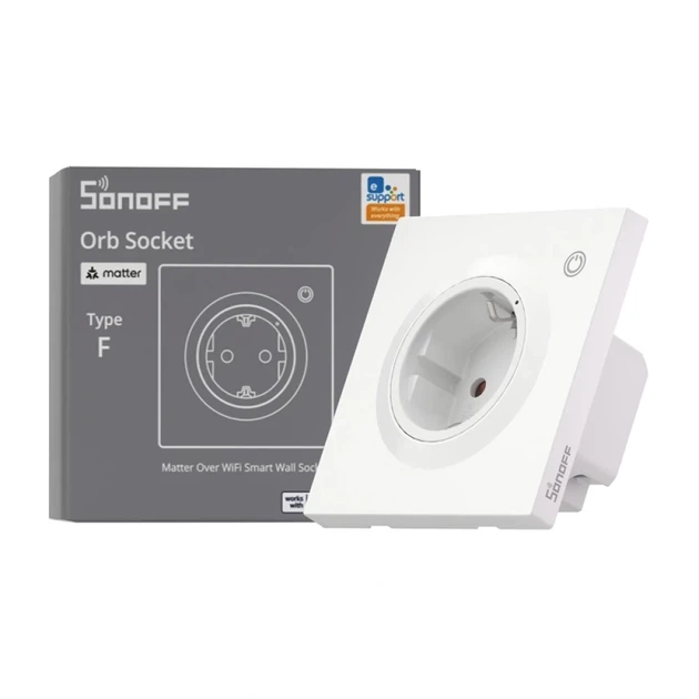 Розумна розетка Sonoff WS01TPF-E WiFi (тип F) (WS01TPF-E) - Фото 5 Розумна розетка Sonoff WS01TPF-E WiFi (тип F) (WS01TPF-E) - зображення 5