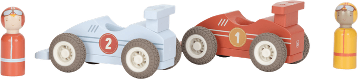 Ігровий набір Little Dutch Гоночні автомобілі 2 штуки FSC LD2526 (8713291225268) - зображення 4