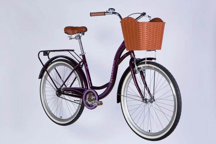 Велосипед городской ST 26" Dorozhnik Aquamarine BH 2026, рама 17" темно-фиолетовый (OPS-D-26-352) - изображение 2