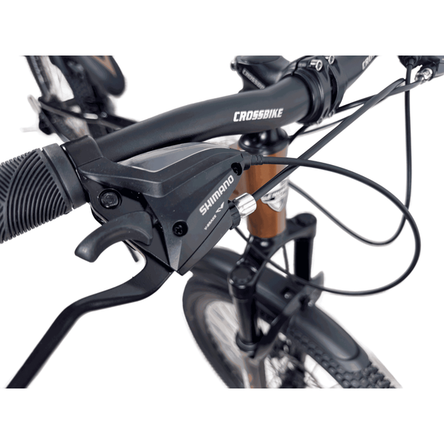 Підлітковий велосипед Crossbike Roblox 24" 11" Чорний/Бронза (24СTA-006513) - зображення 5