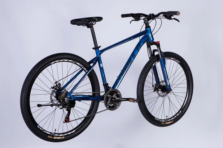 Велосипед гірський AL 27.5" Formula Motion DD FR 2026, рама 18" синiй з чорним (OPS-FR-27.5-302) - зображення 3