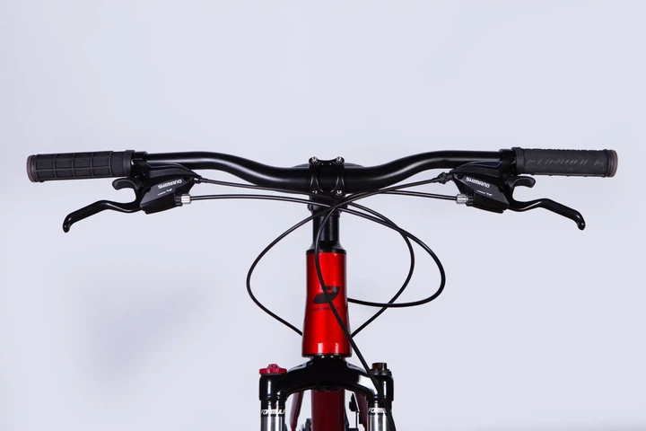 Велосипед горный AL 27.5" Formula Motion DD FR 2026, рама 16" красный с серым (OPS-FR-27.5-295) - изображение 6