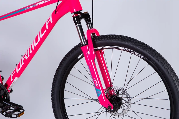 Велосипед гірський AL 27.5" Formula Motion DD FR 2026, рама 18" рожевий з білим (OPS-FR-27.5-304) - зображення 4