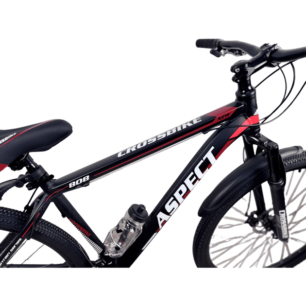 Велосипед гірський Crossbike Aspect 29" 21" Чорний/Червоний (29СTA-006501) - зображення 3