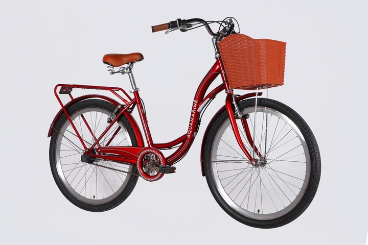 Велосипед міський ST 26" Dorozhnik Aquamarine PH 2026, рама 17" бордовий (OPS-D-26-359) - зображення 2