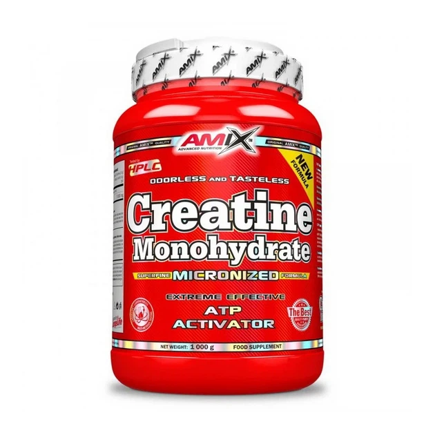 Креатин моногидрат AMIX Creatine Monohydrate 1 кг без вкуса - Фото 1 Креатин моногидрат AMIX Creatine Monohydrate 1 кг без вкуса - изображение 1