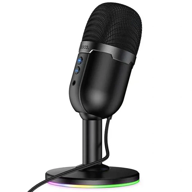 Микрофон всенаправленный Hoco L25 Bright USB Чёрный - изображение 5