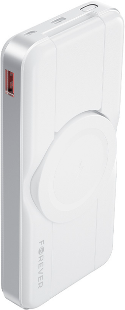 УМБ Forever MATB-300 MagSafe 20W PD 10000 mAh 3in1 White (5907457779808) - Фото 1 УМБ Forever MATB-300 MagSafe 20W PD 10000 mAh 3in1 White (5907457779808) - зображення 1