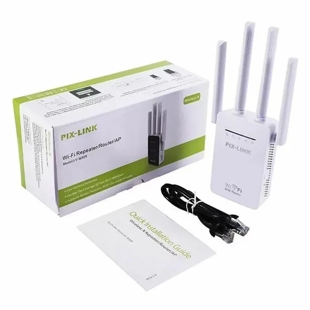 Роутер Wi-Fi 09 lv wr с функцией репитера и режимом AP для дома и офиса Pix-Link - изображение 2