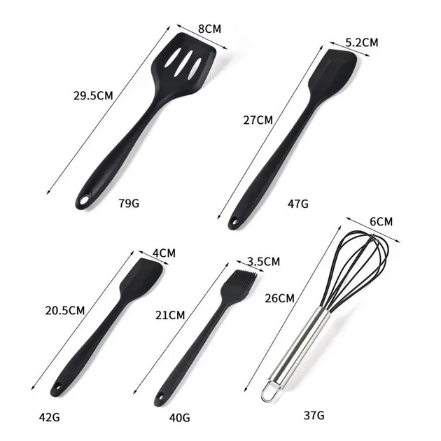 Кухонный силиконовый набор Kitchen Sets 5в1 - изображение 3