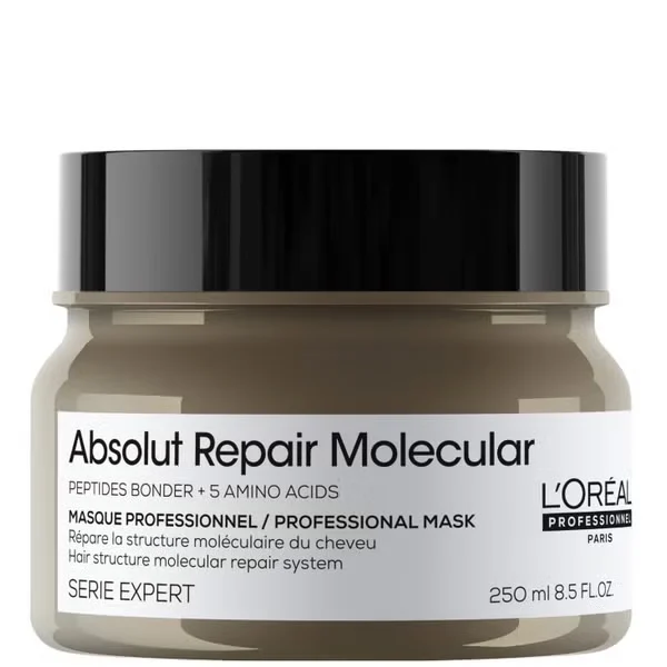 Маска для молекулярного відновлення пошкодженого волосся L'Oreal Professionnel Absolut Repair Molecular 250 мл - Фото 1 Маска для молекулярного відновлення пошкодженого волосся L'Oreal Professionnel Absolut Repair Molecular 250 мл - изображение 1