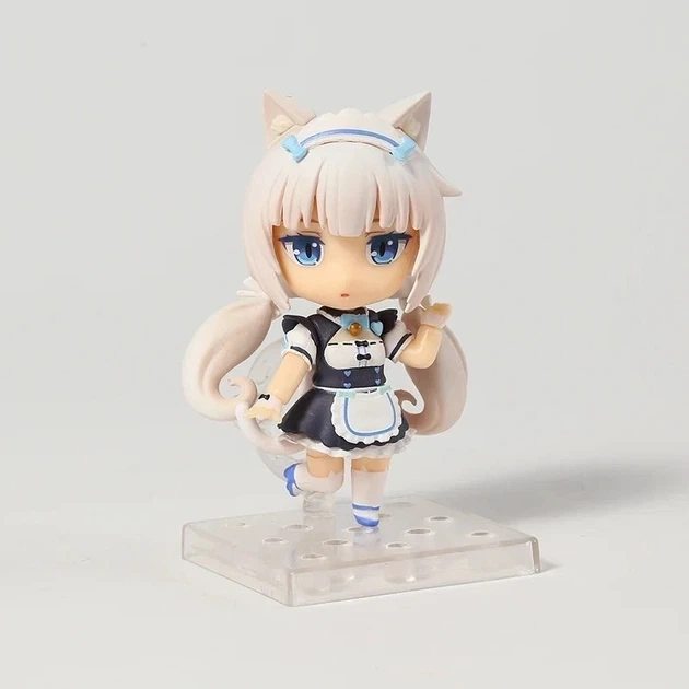 Аниме фигурка Nendoroid Vanilla Nekopara Кошачий Рай коллекционная модель с подвижными элементами высотой 10 см с комплектом аксессуаров для создания различных поз и детализированной проработкой образа персонажа для ценителей японской культуры - изображение 7