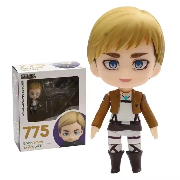 Коллекционная фигурка Nendoroid 755 Эрвин Смит Атака Титанов подвижная аниме модель 10 см с аксессуарами для фанатов японской культуры серии Attack on Titan - изображение 3