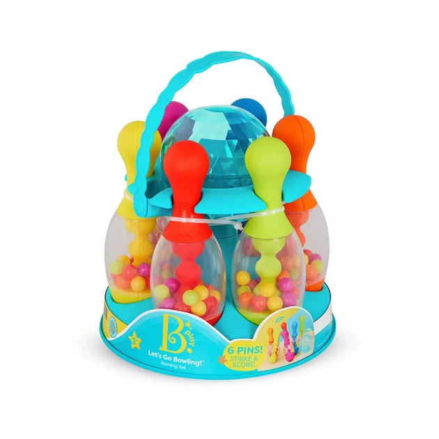 Игровой набор Battat Красочный боулинг (BX2438Z) - Фото 1 Игровой набор Battat Красочный боулинг (BX2438Z) - изображение 1