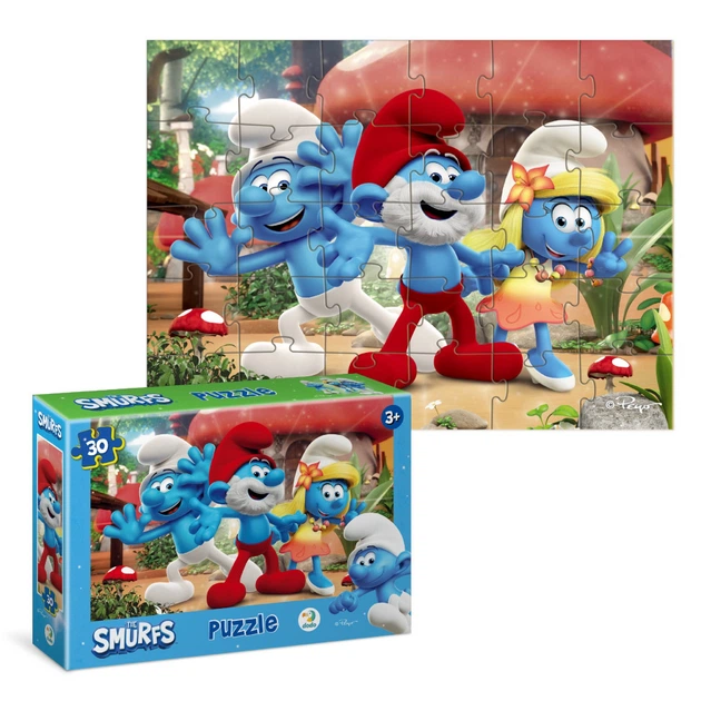 Дитячий пазл "The Smurfs: Привіт усім!" 200662, 30 елементів - Фото 4 Дитячий пазл "The Smurfs: Привіт усім!" 200662, 30 елементів - зображення 4