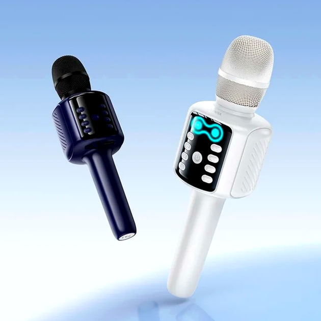 Микрофон Hoco L24 Shine беспроводной для караоке и вечеринок с динамиком 52 мм и Bluetooth 5.4 - изображение 4
