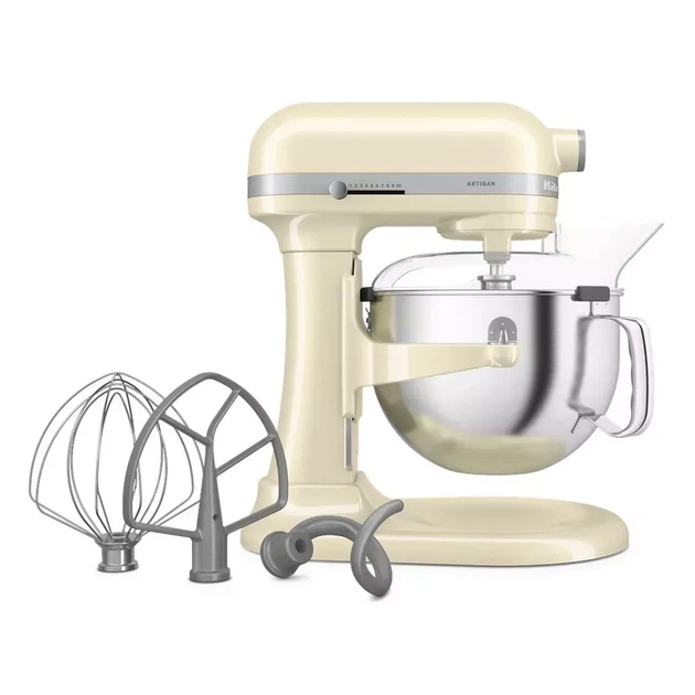 Кухонна машина KitchenAid Artisan 5,6 л 5KSM60SPXEAC з підйомною чашею кремовий - зображення 3