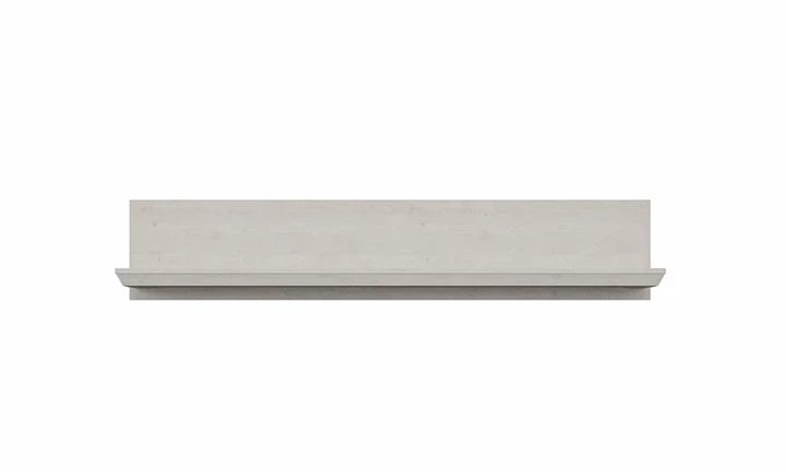 Полка Miramare MMRB02 150х28,8х21,9 см ДСП Сосна белая - изображение 4