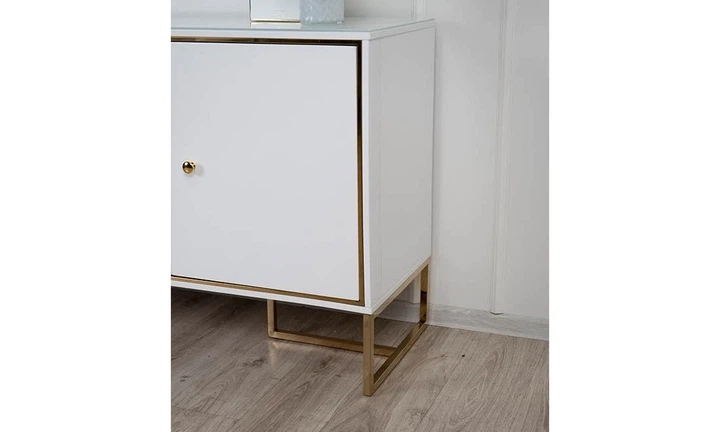 Буфет Невада МДФ 158x46x84 см Білий - зображення 6