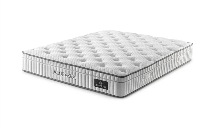 Матрас беспружинный Aloevera Visco Memory Foam 140x200 см Трикотажное полотно - Фото 1 Матрас беспружинный Aloevera Visco Memory Foam 140x200 см Трикотажное полотно - изображение 1