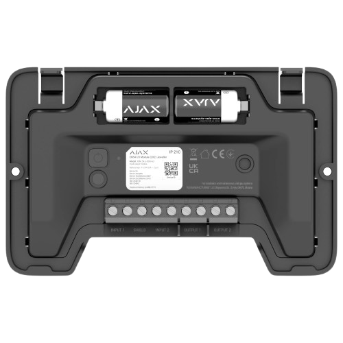 Адресный модуль расширения Ajax EN54 I/O 2хCR123A Module (2X2) Black - изображение 3