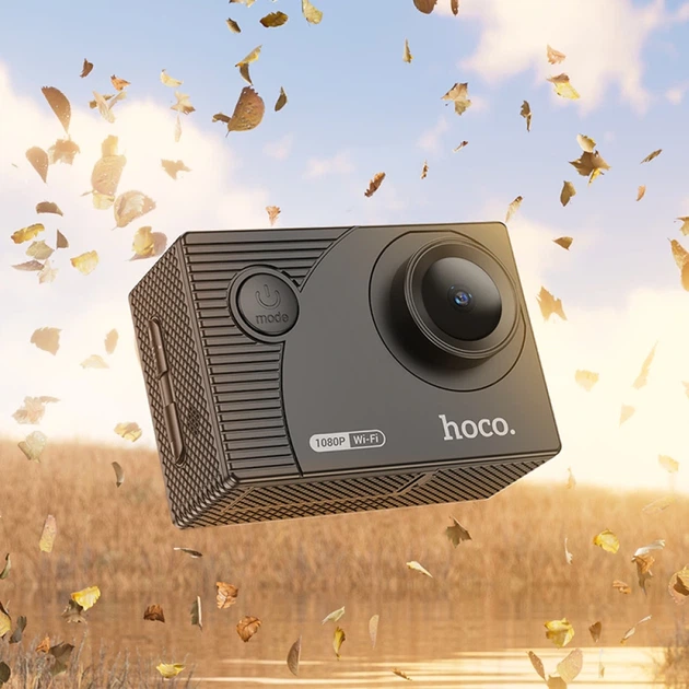 Екшн-камера HOCO DV100 sports camera Black - изображение 6
