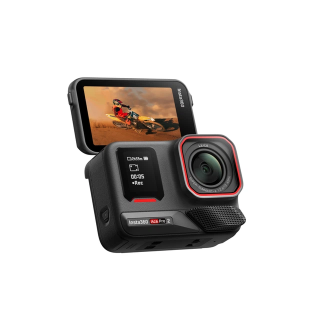 Екшн-камера Insta360 Ace Pro 2 Dual Battery Bundle (Black) - зображення 7