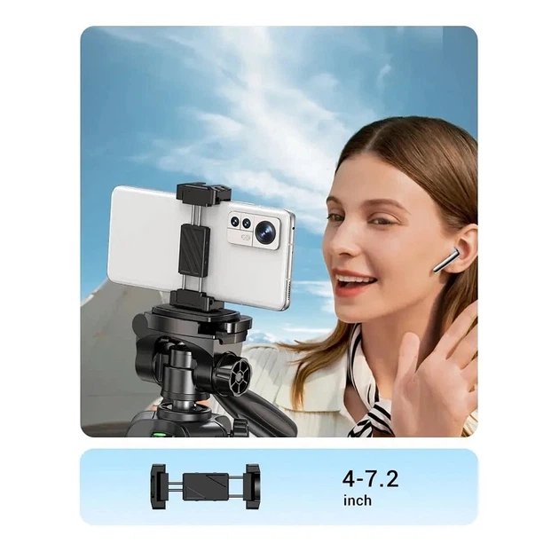 Штатив UGREEN LP661 Professional Tripod for Phone & Camera(UGR-15187) - зображення 9